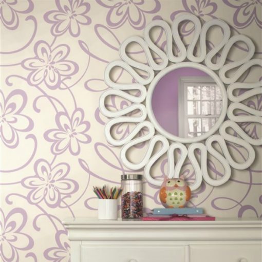 york-wallcoverings-growing-up-kids-large-floral-w-scrolls-all-over